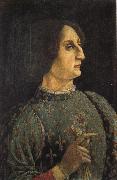 Piero pollaiolo, Portrait of Galeazzo Maria Sforza